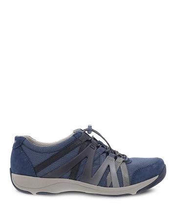 Baskets Dansko Henriette Daim Femme Bleu Marine | FR 927KOR